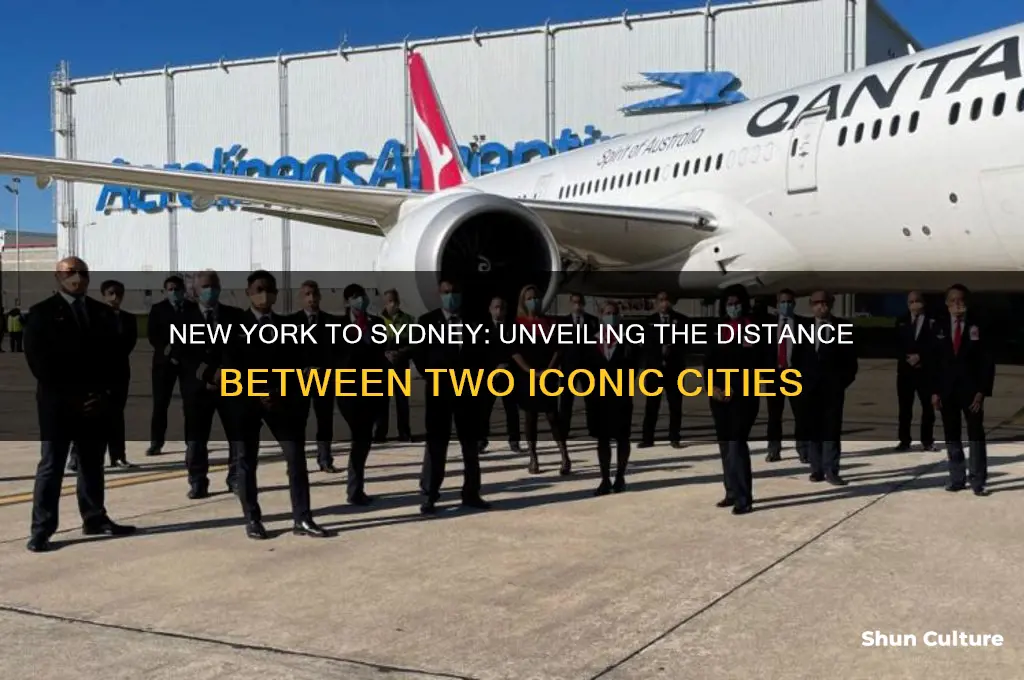 how far is it to sydney australia feom new york