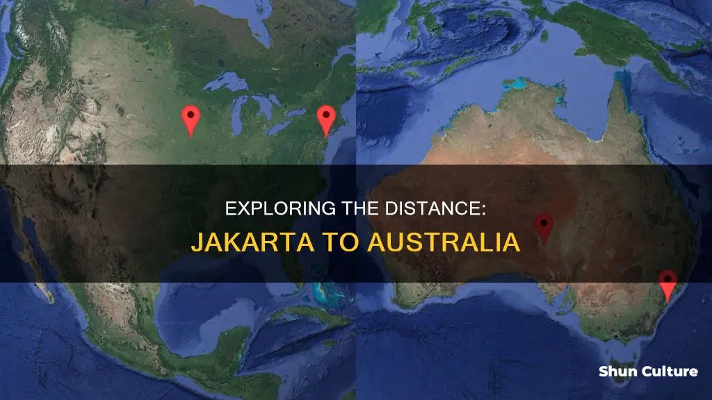how far is jakarta from australia