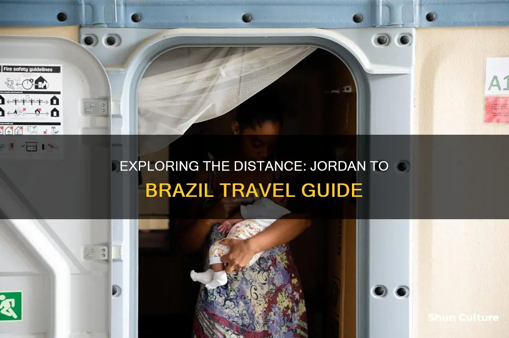 how far is jordan from brazil