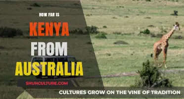 Travel Distance: Kenya to Australia