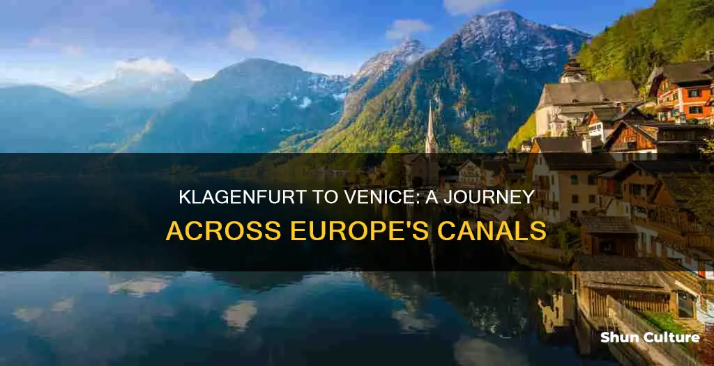 how far is klagenfurt austria from venice italy