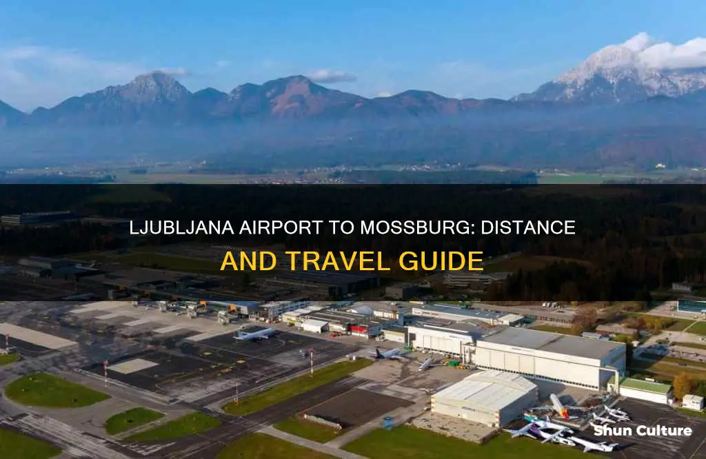 how far is ljubljana airport to mossburg austria