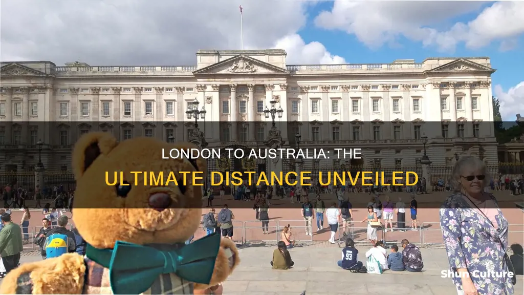 how far is london to australia