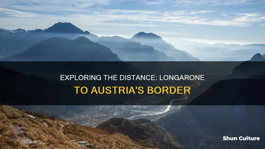 how far is longarone from austria