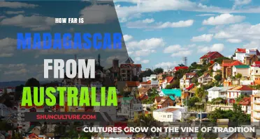 Travel Distance: Madagascar to Australia