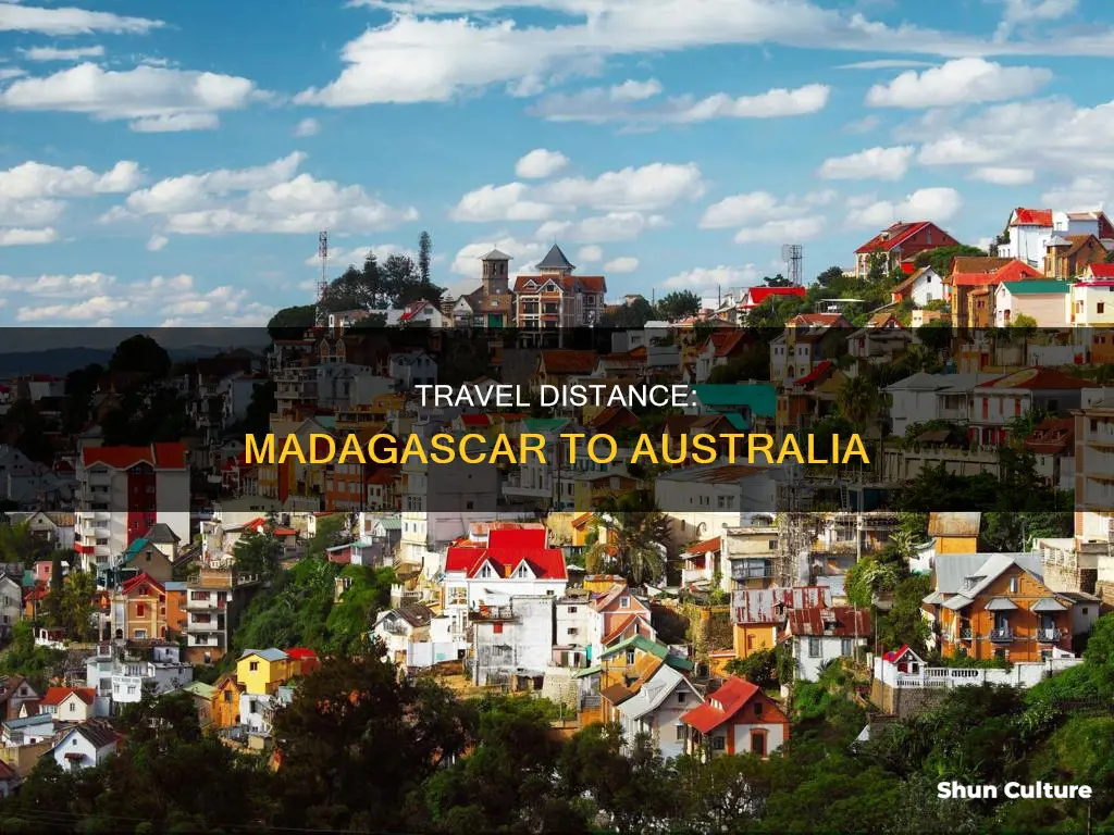 how far is madagascar from australia