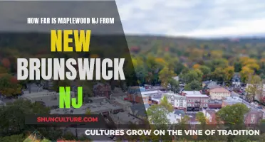 Maplewood-New Brunswick, NJ: Travel Distance