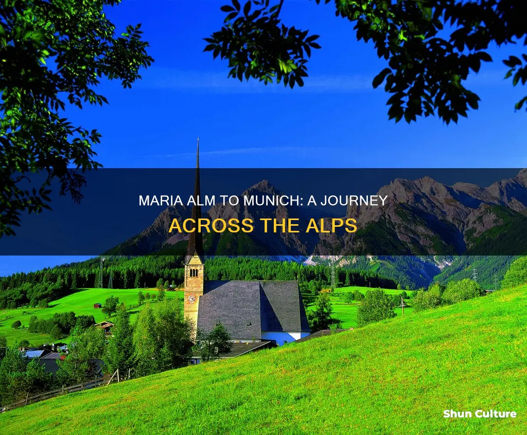 how far is maria alm austria to munich germany