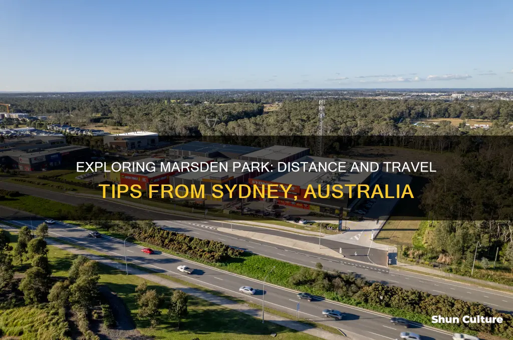 how far is marsden park from sydney australia