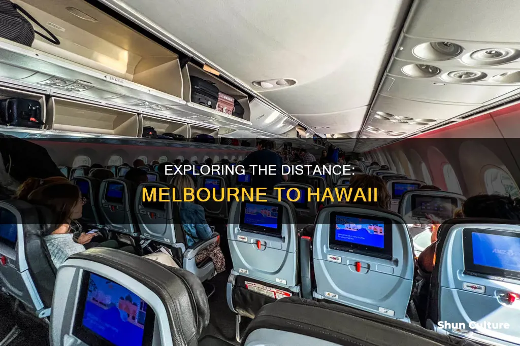 how far is melbourn australia to hawaii