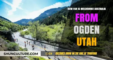 Travel Distance: Melbourne to Ogden