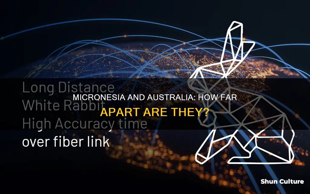 how far is micronesia from australia