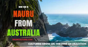 Travel Distance: Australia to Nauru