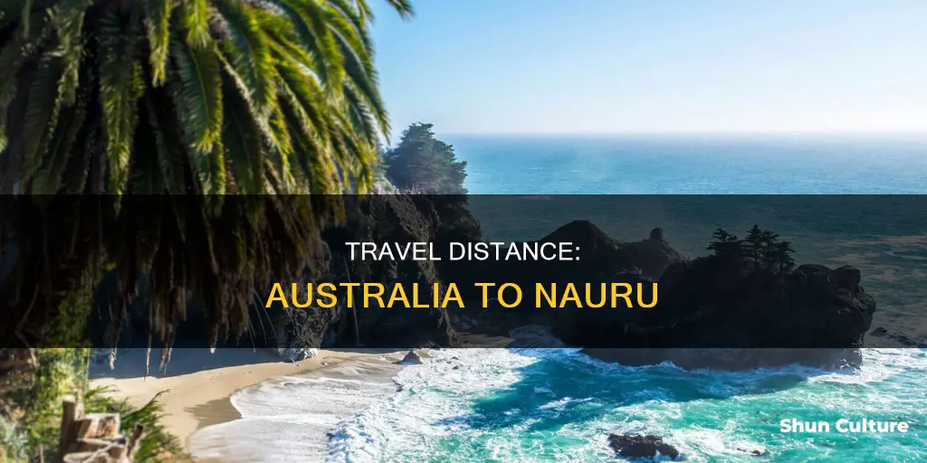 how far is nauru from australia