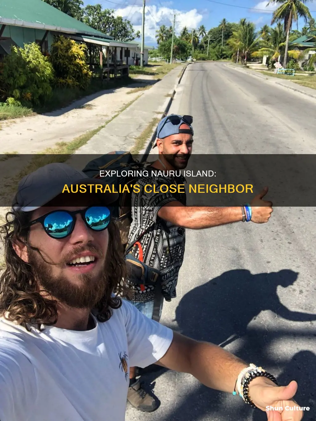 how far is nauru island from australia