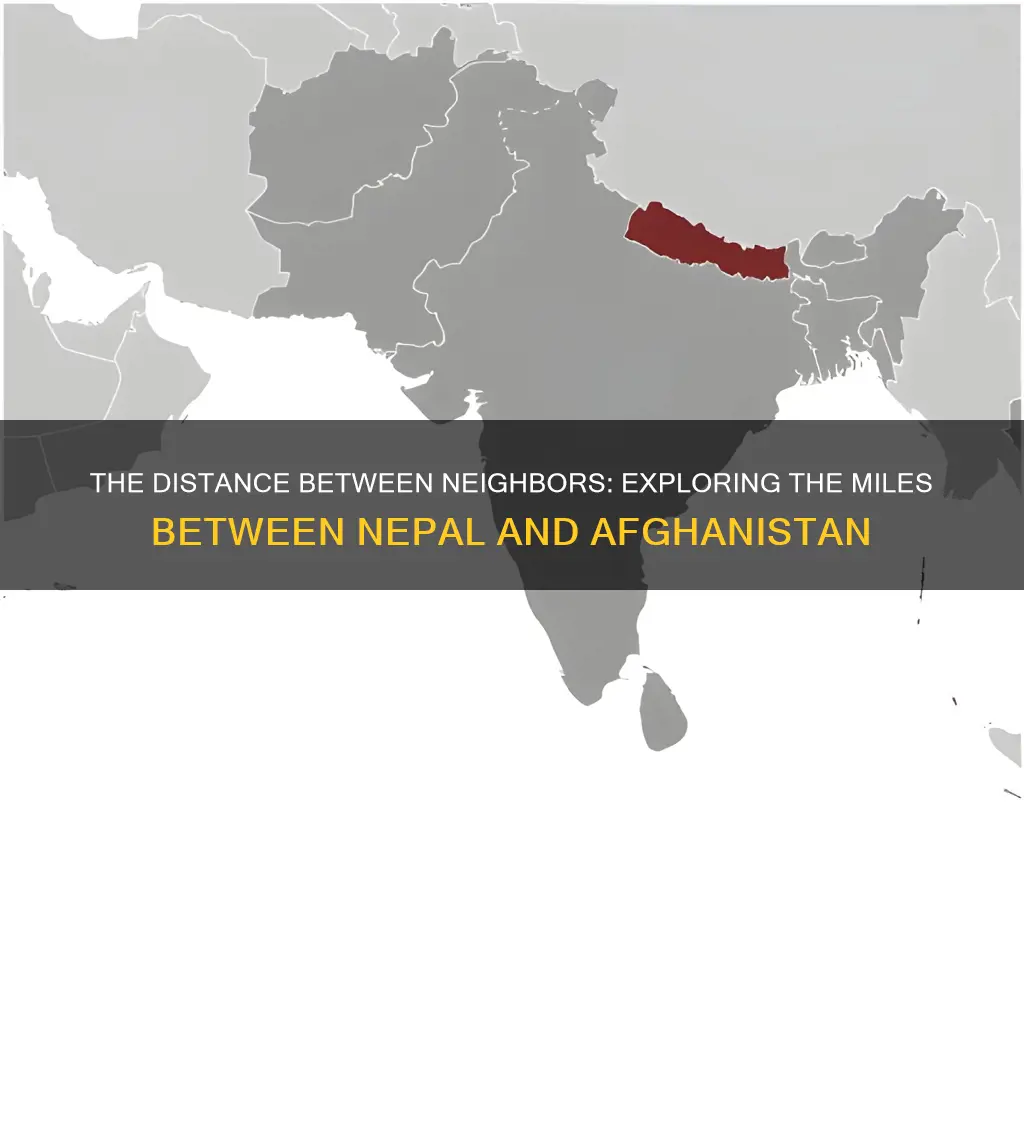 how far is nepal to afghanistan