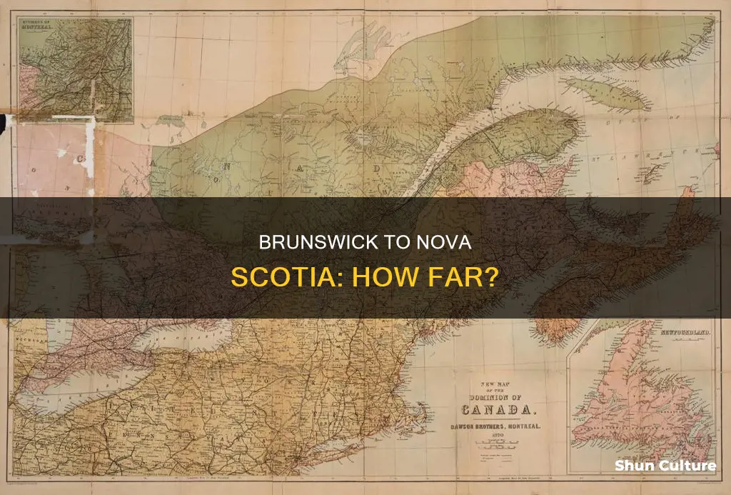 how far is new brunswick from nova scotia