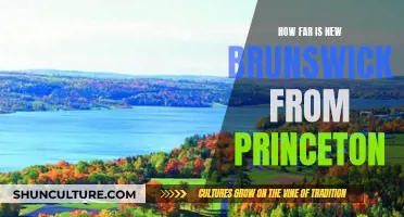 Princeton to New Brunswick: Travel Distance