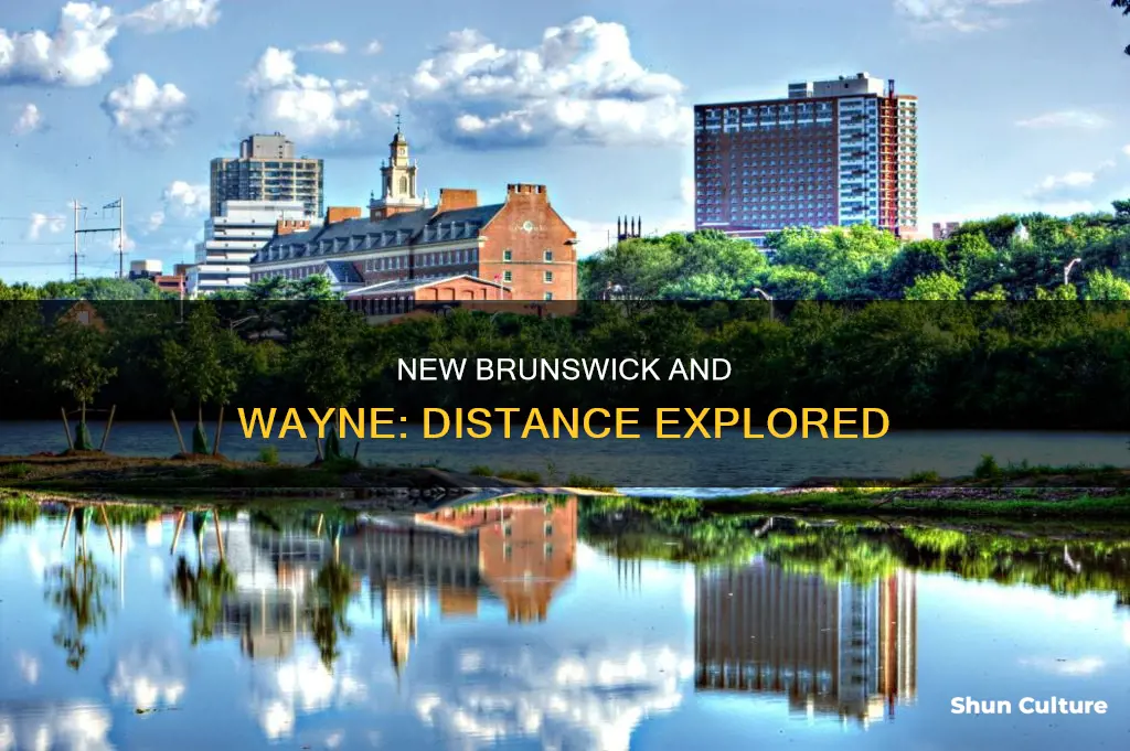 how far is new brunswick from wayne nj