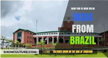 Distance from New Delhi, India to Brazil: A Travel Guide