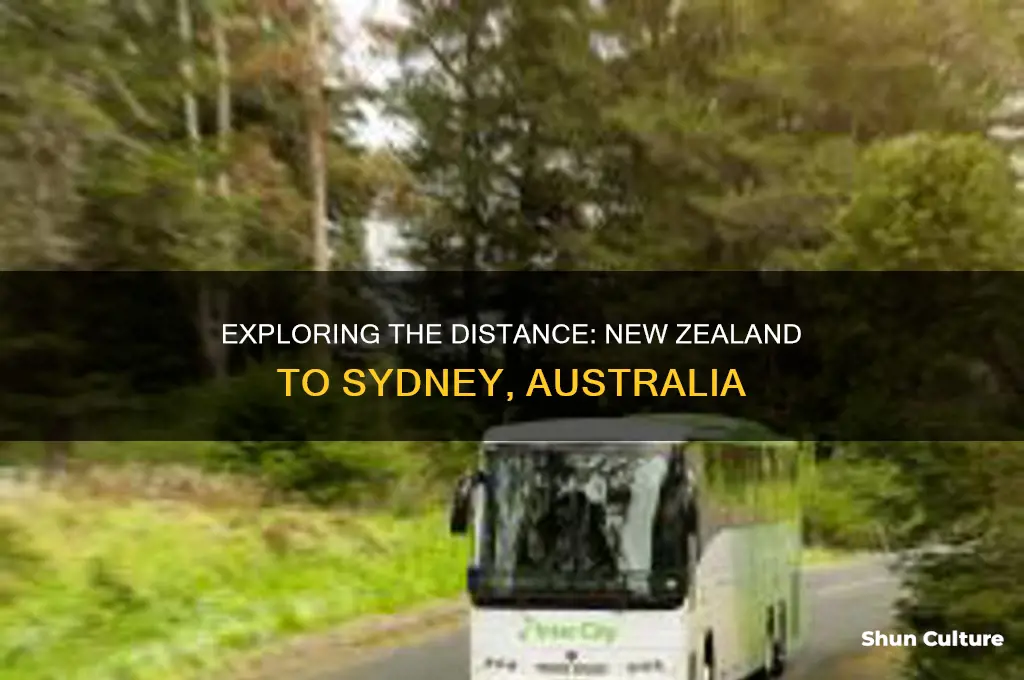 how far is new zealand from sydney australia