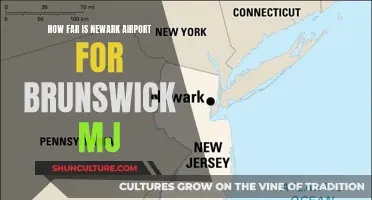 Newark Airport to Brunswick MJ: How Far?