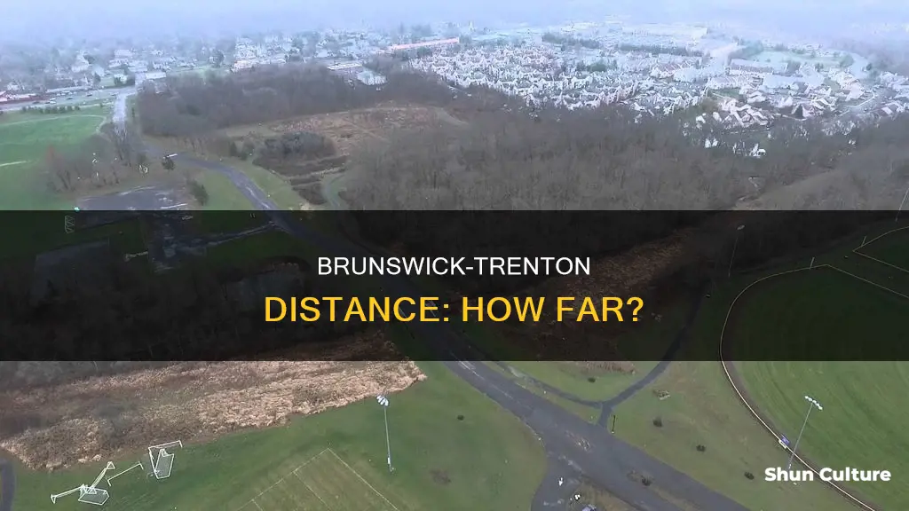 how far is north brunswick to trenton