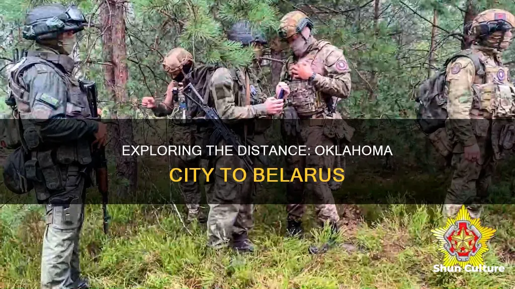 how far is oklahoma city from belarus