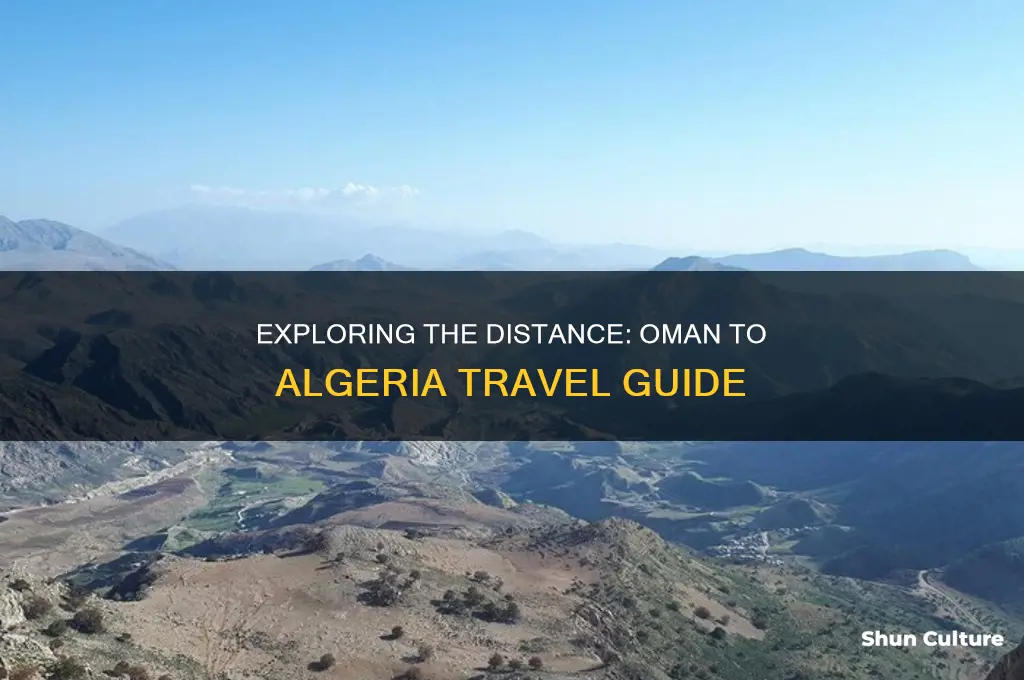 how far is oman from algeria
