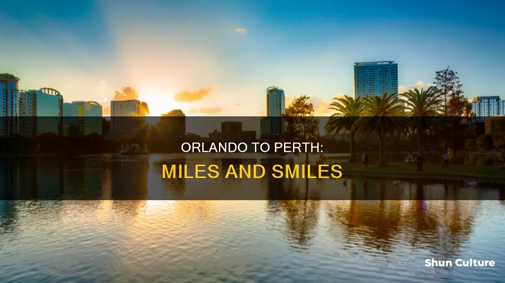 how far is orlando to perth australia