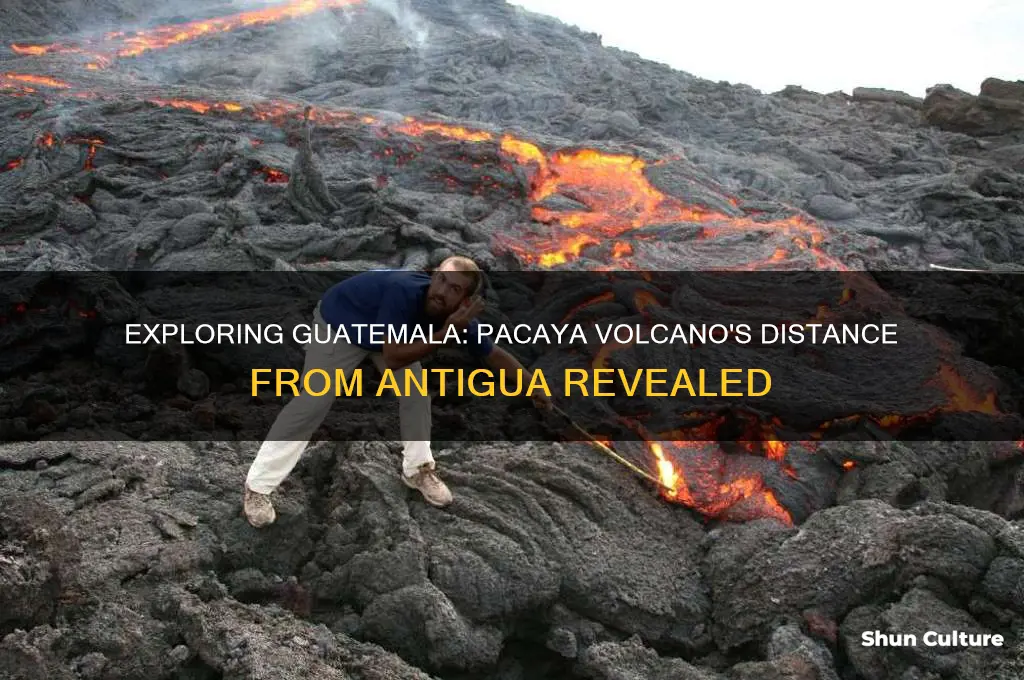 how far is pacaya volcano from antigua