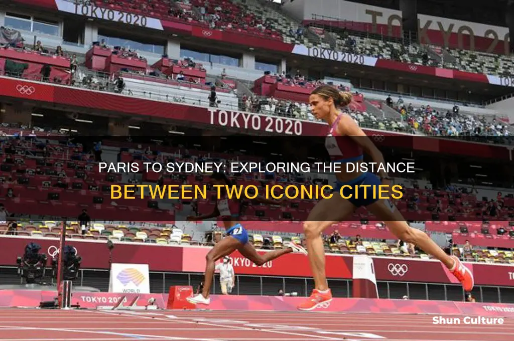 how far is paris france from sydney australia