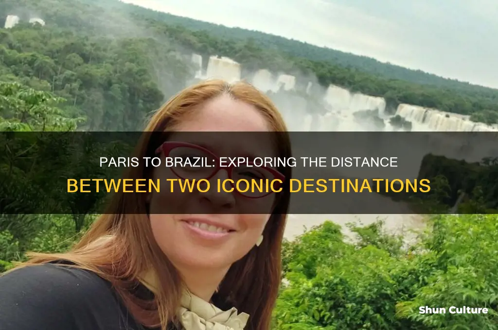 how far is paris from brazil