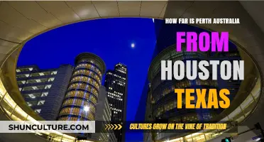 Travel Distance: Perth to Houston