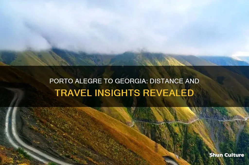 how far is porto alegre brazil from georgia