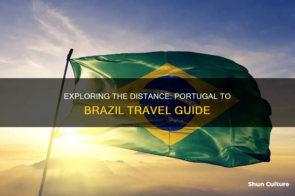 how far is portugal to brazil