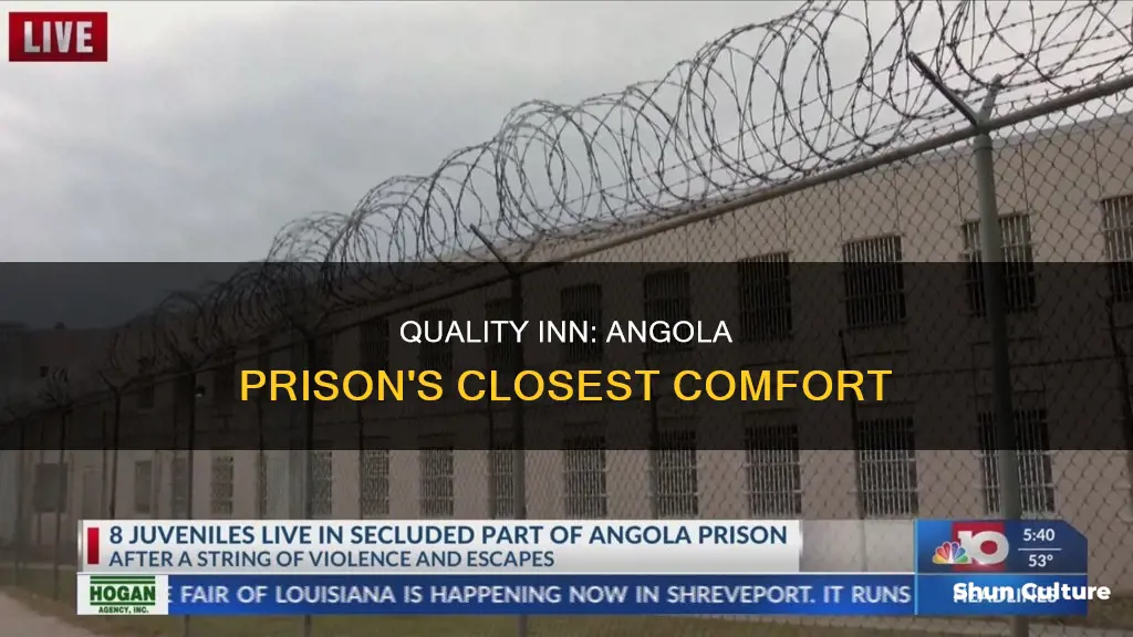 how far is quality inn opolousas la from angola prison