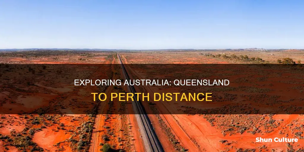 how far is queensland from perth australia
