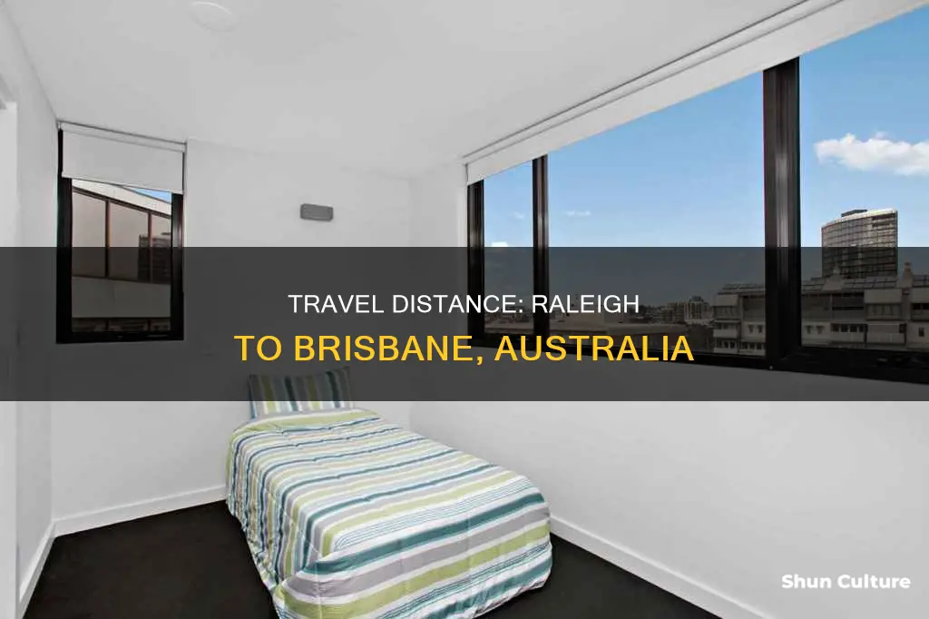 how far is raleigh from brisbane australia