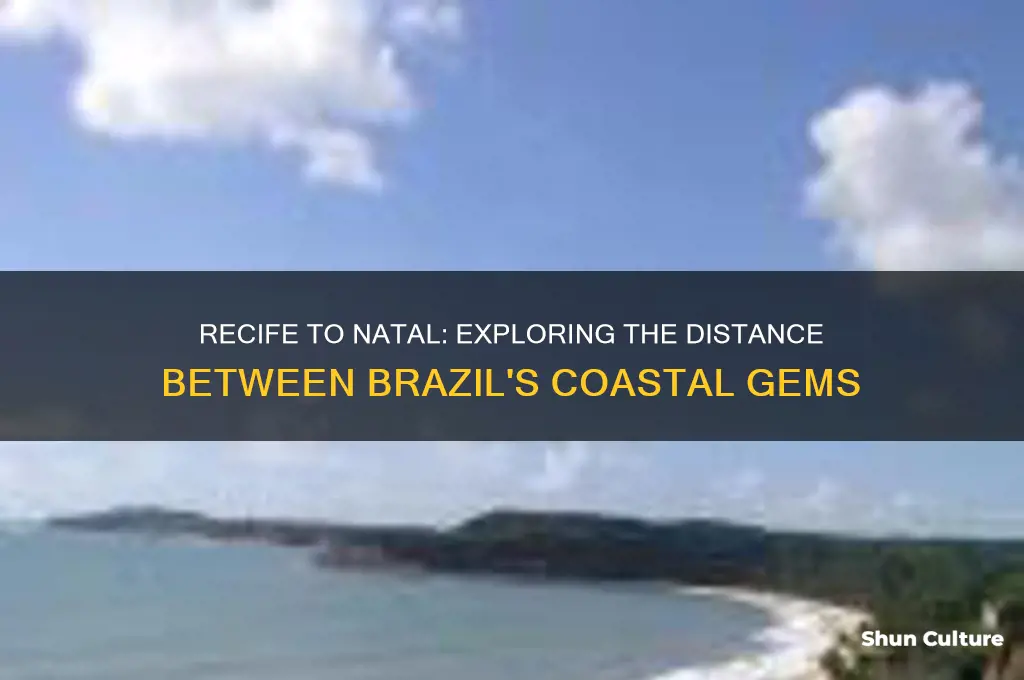 how far is recife brazil from natal brazil