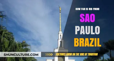 Exploring Brazil: Distance Between Rio and São Paulo Revealed