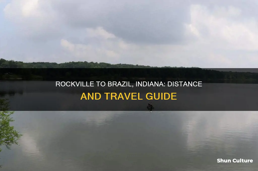 how far is rockville indiana to brazil in