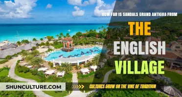 Distance from Sandals Grand Antigua to English Village: A Quick Guide