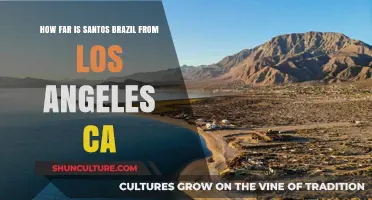 Distance from Los Angeles, CA to Santos, Brazil: A Travel Guide