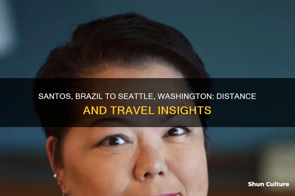 how far is santos brazil from seattle washington
