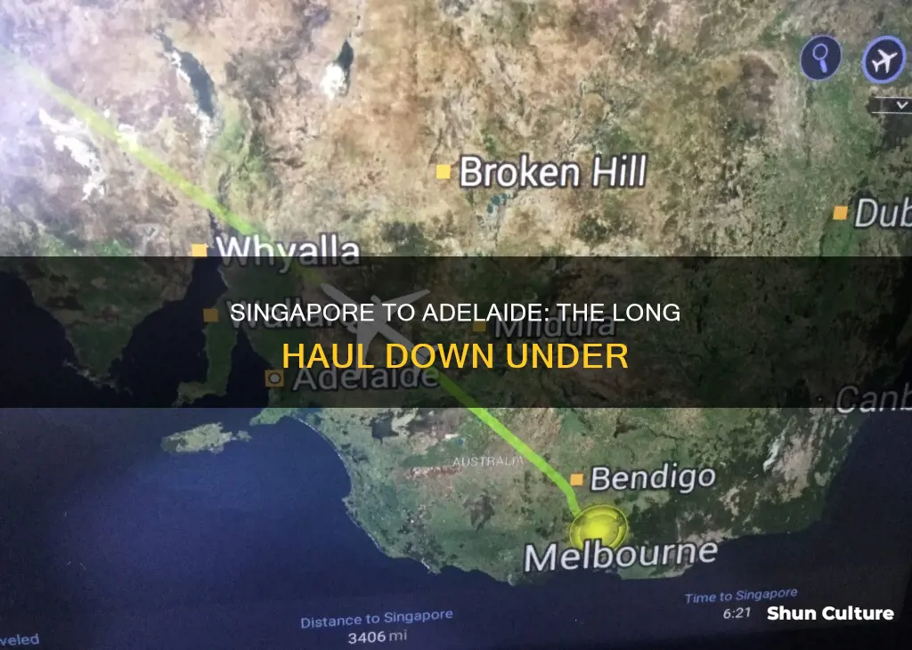 how far is singapore australia from aidelade