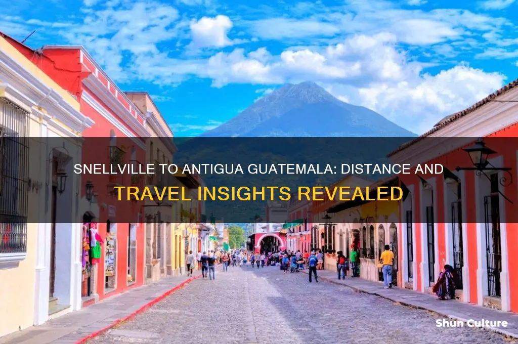 how far is snellville from antigua guatemala
