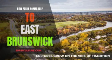 Somerdale to East Brunswick: How Far?