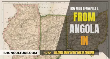 Springfield IL to Angola IN: How Far?