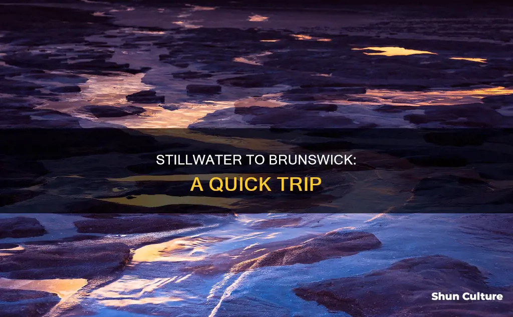 how far is stillwater new york from brunswick new york